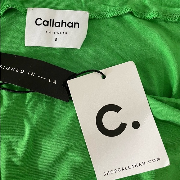 Callahan Ella Top One Shoulder in Kelly Green Size Small - Picture 6 of 7